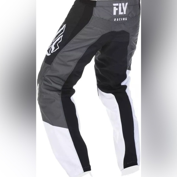 Fly Racing F-16 BMX Race Pants Black/White/Grey 28 Short NEW - Picture 2 of 9